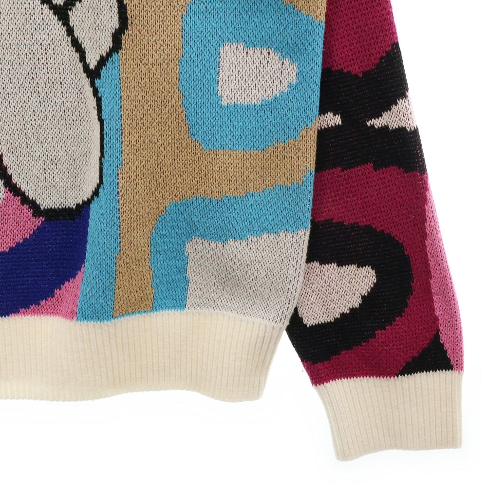 SUPREME(シュプリーム) 20AW Smurfs Sweater スマーフ 総柄クルーネック長袖ニットセーター マルチ