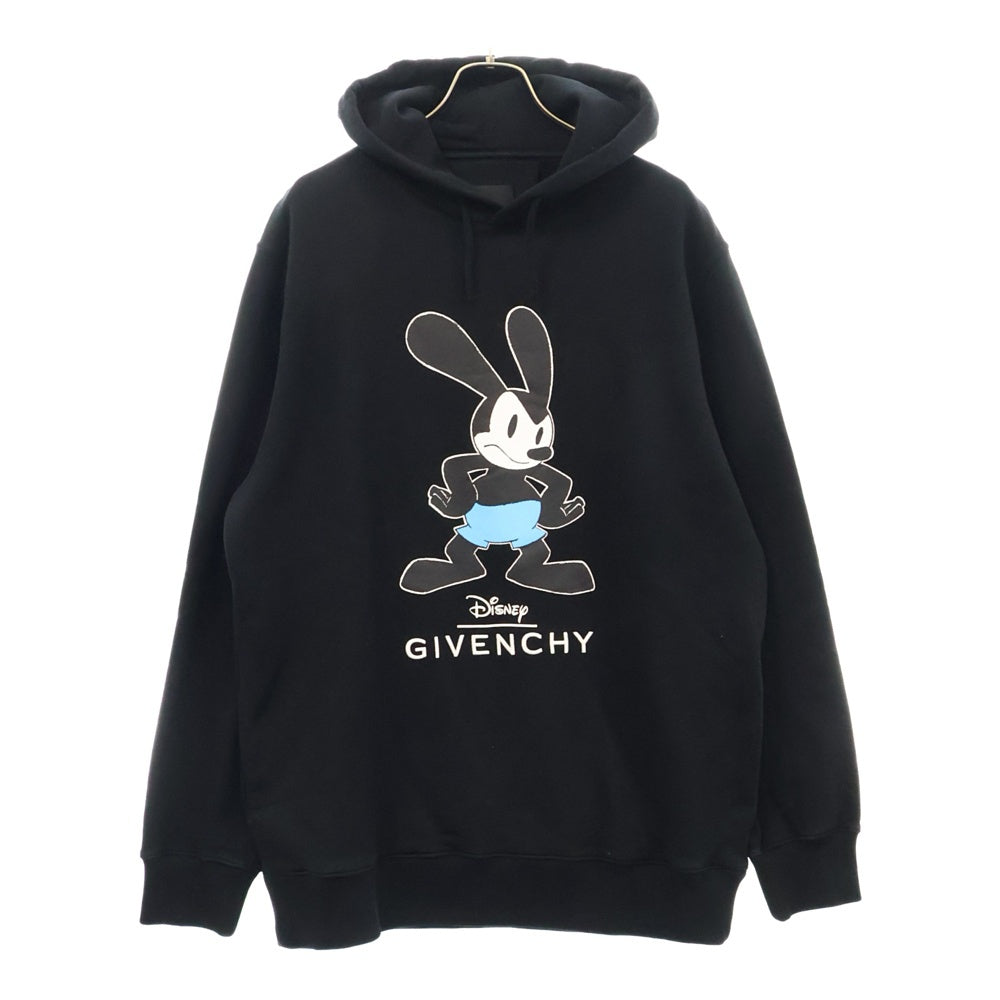 GIVENCHY(ジバンシィ) ×Disney Oswald Hoodie ディズニー オズワルド プルオーバースウェットパーカー フーディー ブラック BMJ0HD3YAR