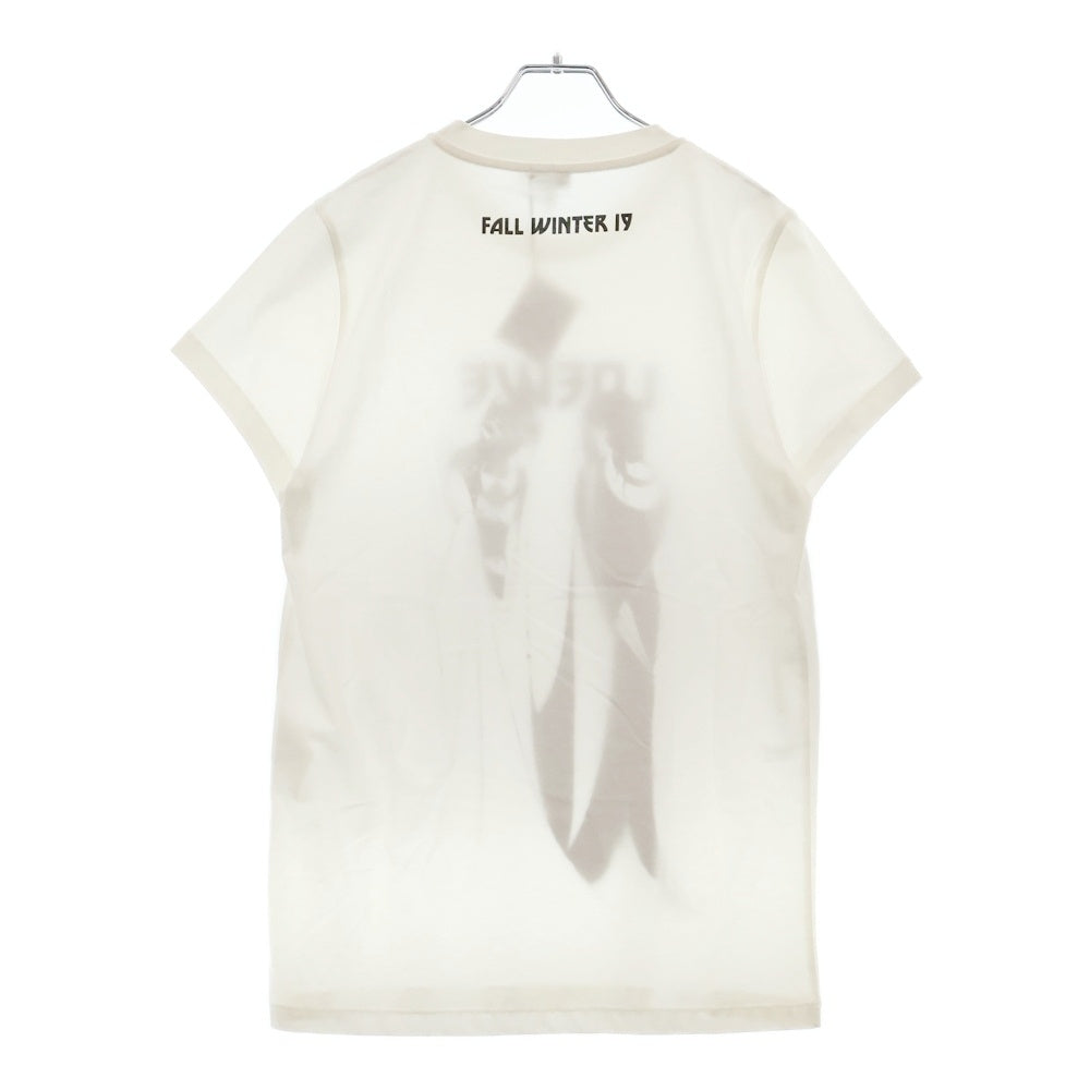LOEWE(ロエベ) 19AW Salome Logo Print T-shirt ロゴプリント半袖Tシャツ ホワイト S6299932PC