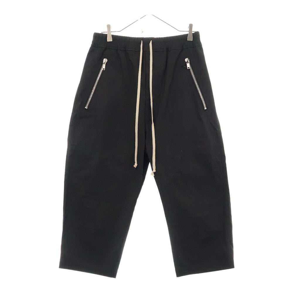 Rick Owens(リックオウエンス) 20SS Drawstring Cropped Pants ドローストリング クロップドパンツ ブラック RU20S7376-TE