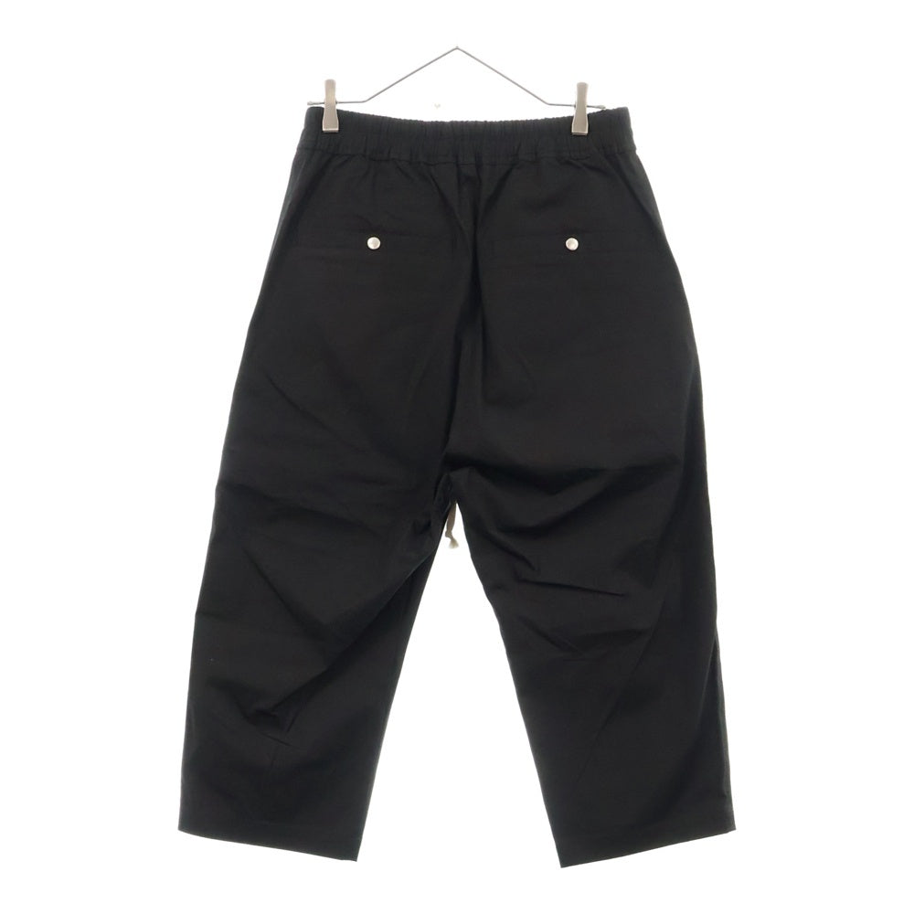 Rick Owens(リックオウエンス) 20SS Drawstring Cropped Pants ドローストリング クロップドパンツ ブラック RU20S7376-TE