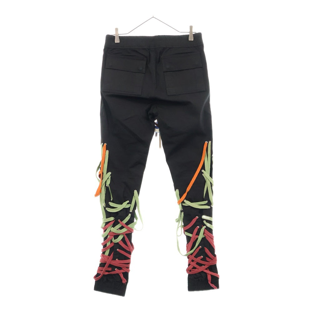 Rick Owens(リックオウエンス) 20SS Mega Laced Cargo Trousers メガレース カーゴトラウザーズパンツ ブラック RU20S7371-TEEW3