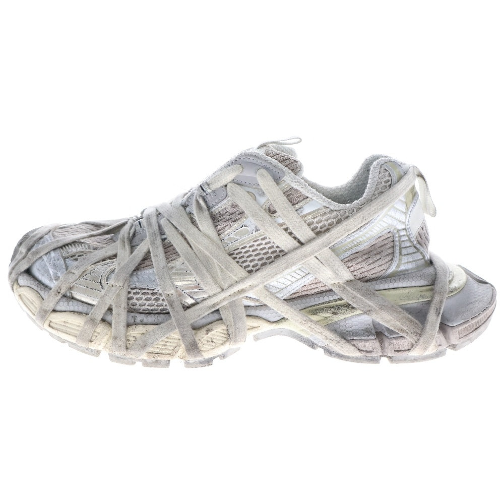 BALENCIAGA(バレンシアガ) 3XL Sneaker Extreme Lace 3XL ダメージ加工エクストリームレース ローカットスニーカー グレー 778698