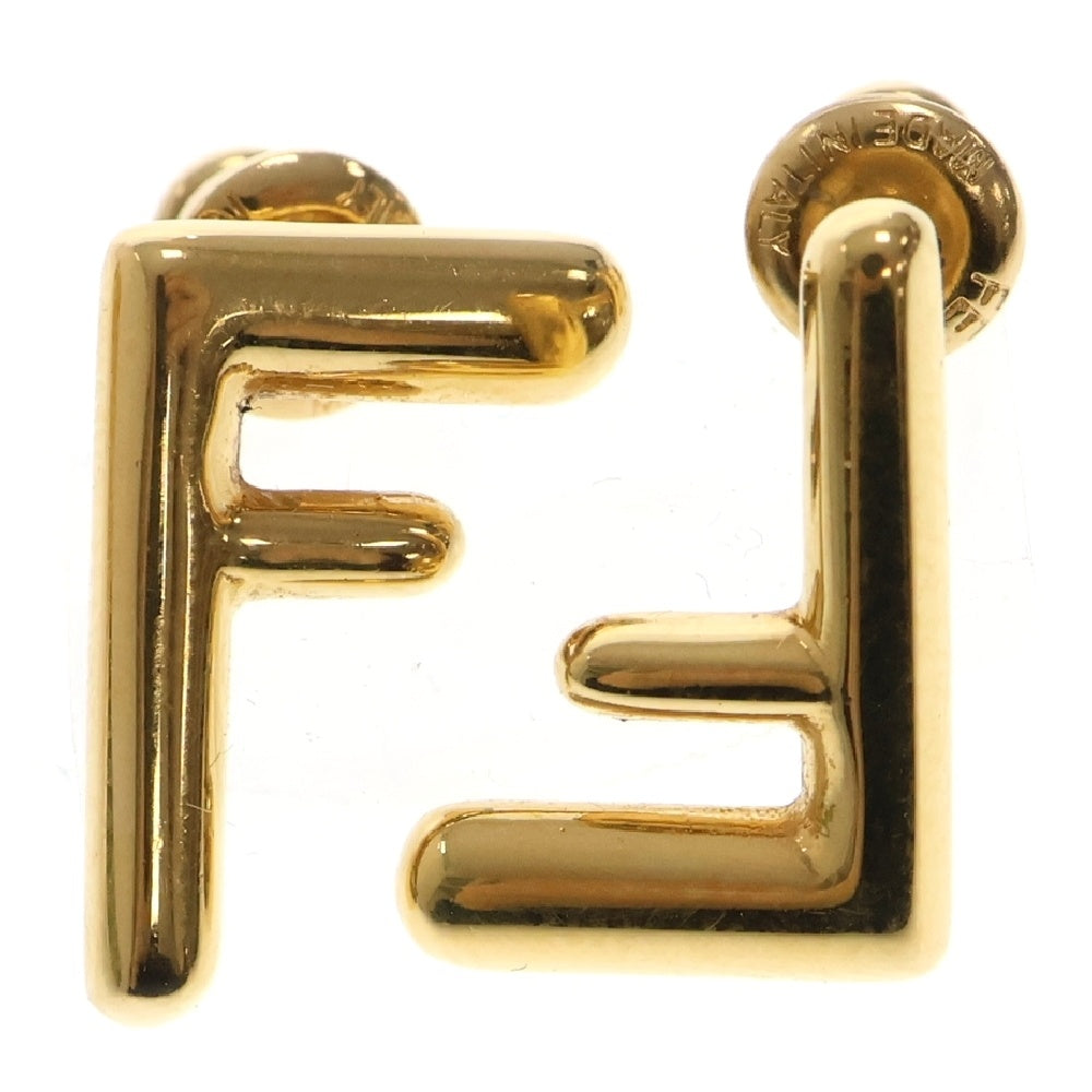 FENDI(フェンディ) FOREVER フォーエバー FFロゴ スモール ピアス ゴールド 8AH085 B08