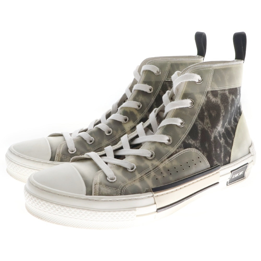 DIOR(ディオール) B23 レオパード ハイカットスニーカー グレー