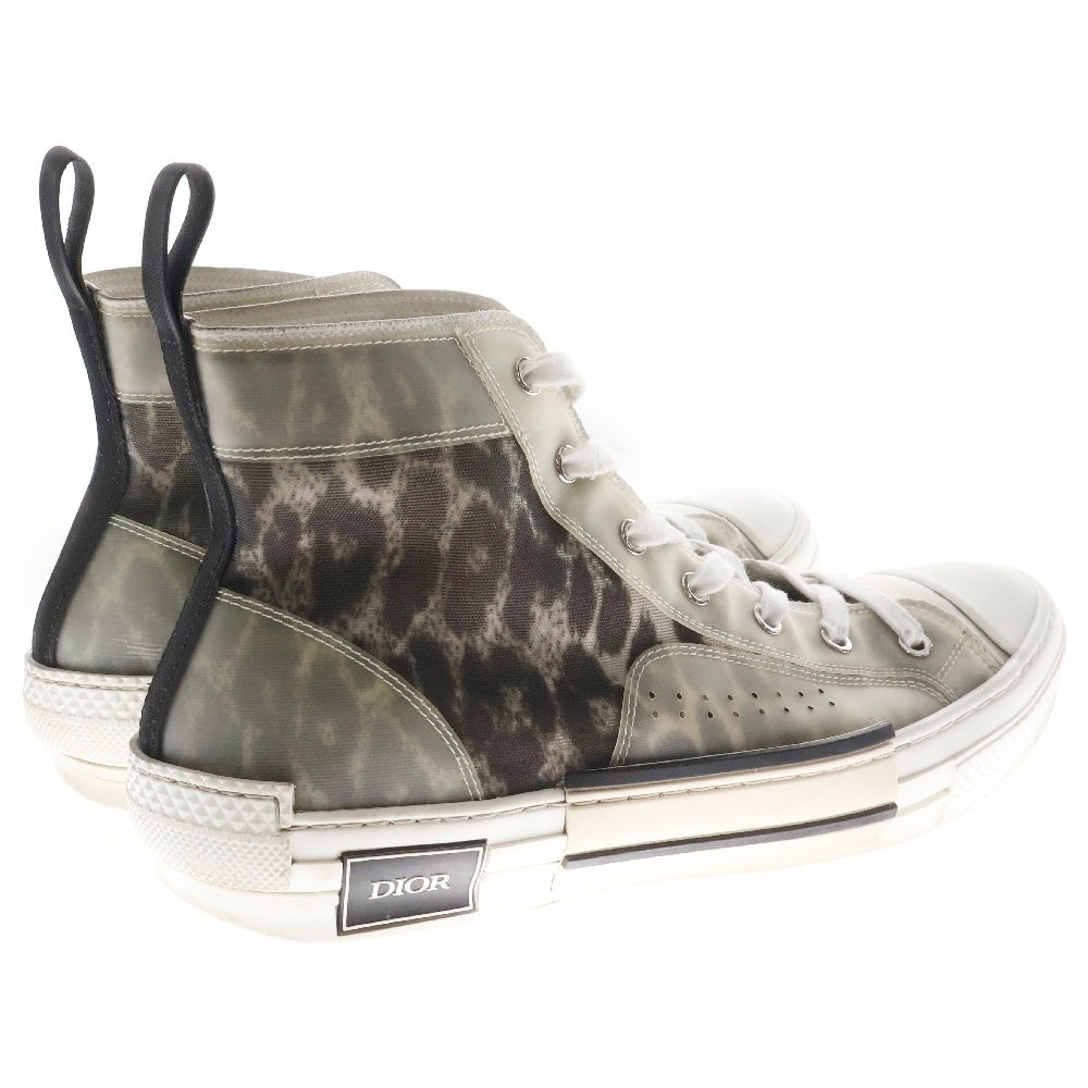 DIOR(ディオール) B23 レオパード ハイカットスニーカー グレー