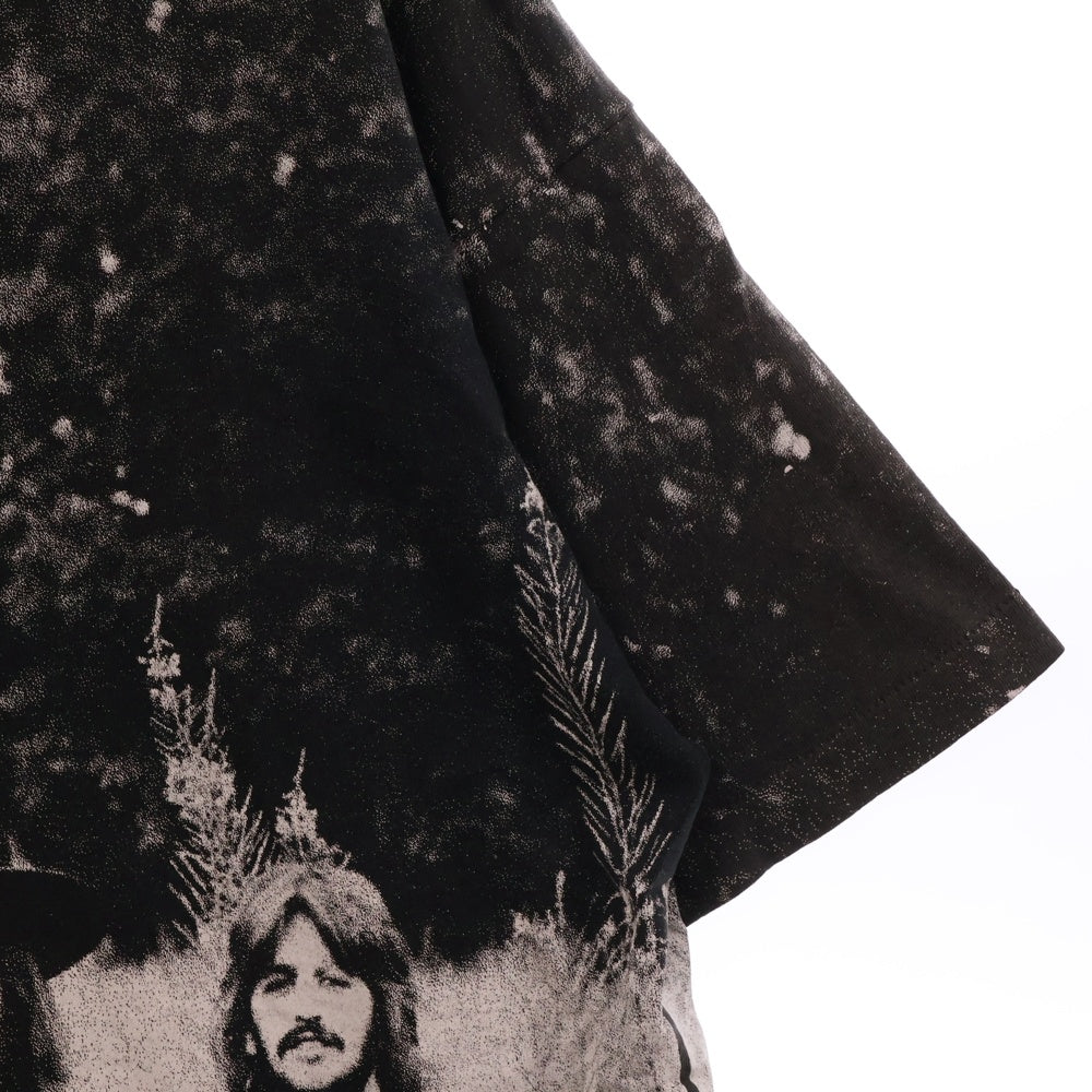 VINTAGE(ヴィンテージ) 90S THE BEATLES Member Ovp Fits ザビートルズ 全面プリント 半袖Tシャツ カットソー ブラック
