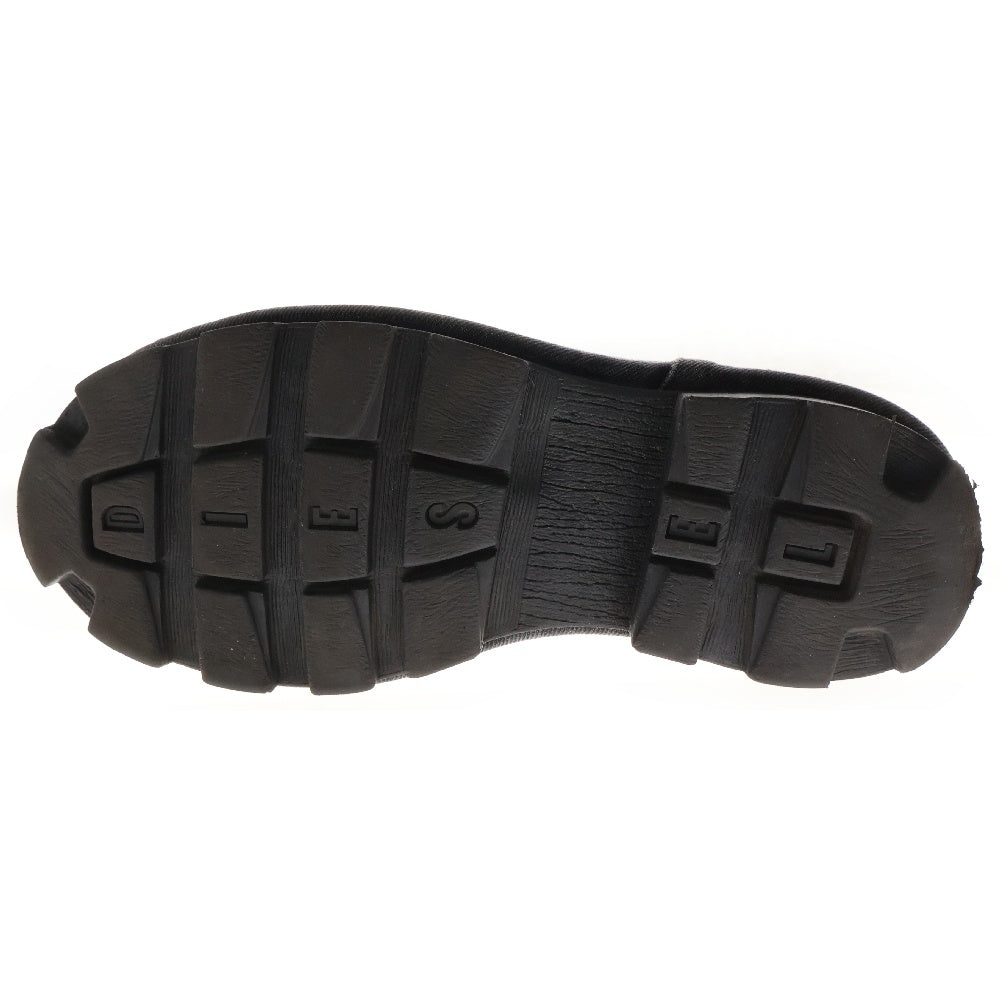 DIESEL(ディーゼル) D-HAMMER CH MD Y03456P6898 ハマー エンボスロゴショートブーツ ブラック