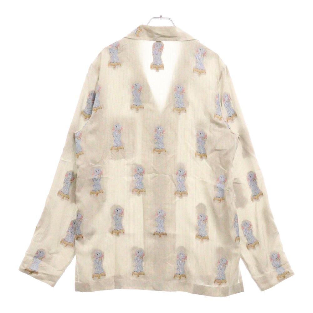 DIOR(ディオール) Silk Shirt ストライプ長袖シルクシャツ グレー 243B564B660B