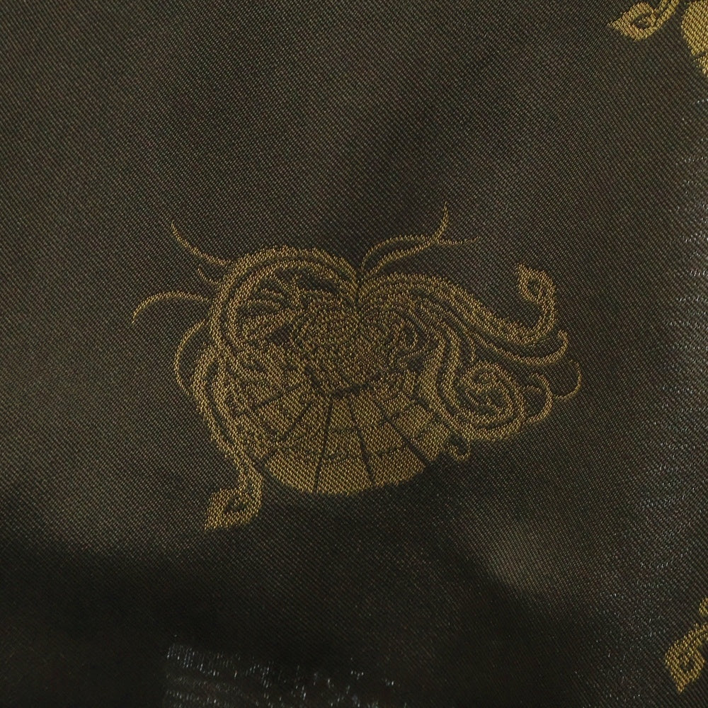 DRIES VAN NOTEN(ドリスヴァンノッテン) 23SS PIPERI 総柄レーヨンハーフパンツ ショーツ ブラウン