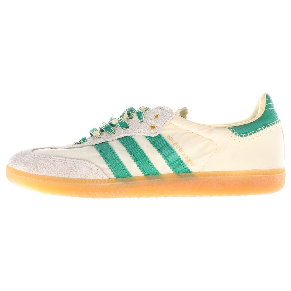 adidas Originals(アディダスオリジナルス) Wales Bonner SAMBA ウェールズボナー サンバ ローカットスニーカー ホワイト/グリーン US12/30cm GY4344