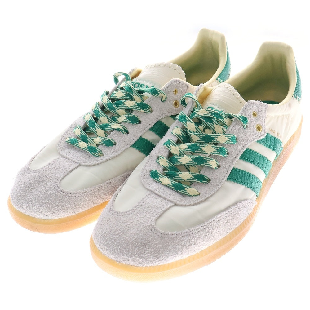 adidas Originals(アディダスオリジナルス) Wales Bonner SAMBA ウェールズボナー サンバ ローカットスニーカー ホワイト/グリーン US12/30cm GY4344