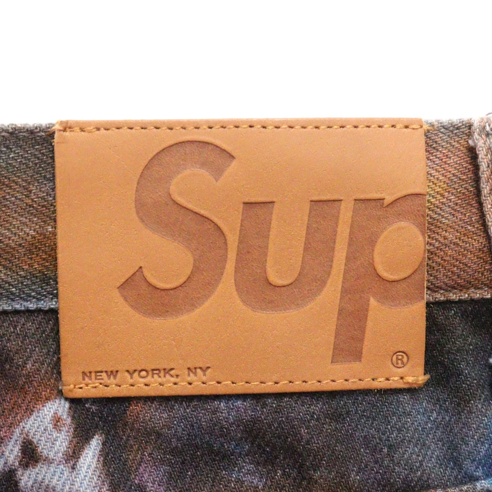SUPREME(シュプリーム) 24AW Frank Frazetta Loose Fit Jean フランクフラゼッタ 総柄デニムパンツ マルチ