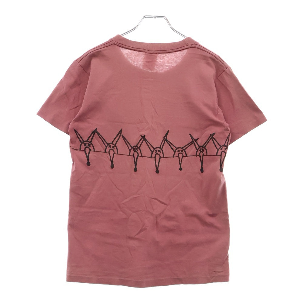 VINTAGE(ヴィンテージ) 90S Powell Ratbones パウエル ラットボーン 半袖Tシャツ カットソー ピンク
