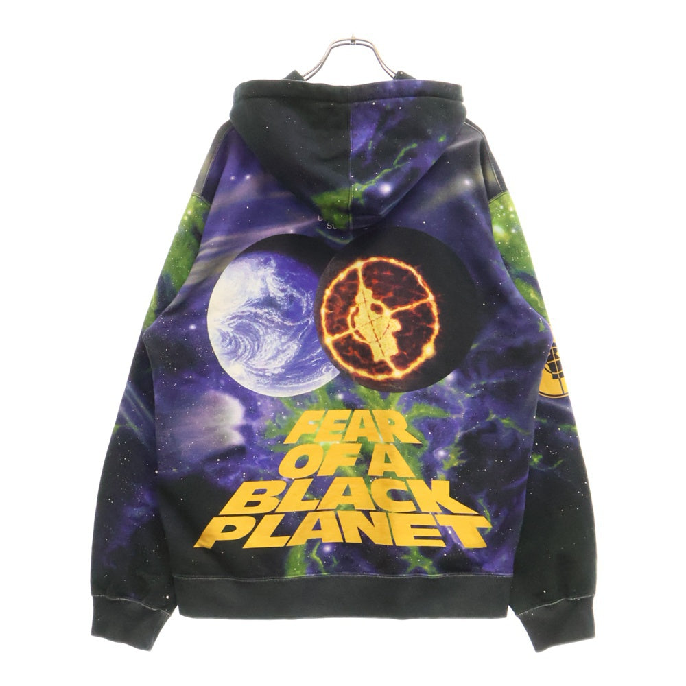 SUPREME(シュプリーム) 18SS ×UNDERCOVER Public Enemy Hooded Sweatshirt アンダーカバー パブリックエネミー 総柄プルオーバースウェットパーカー マルチ