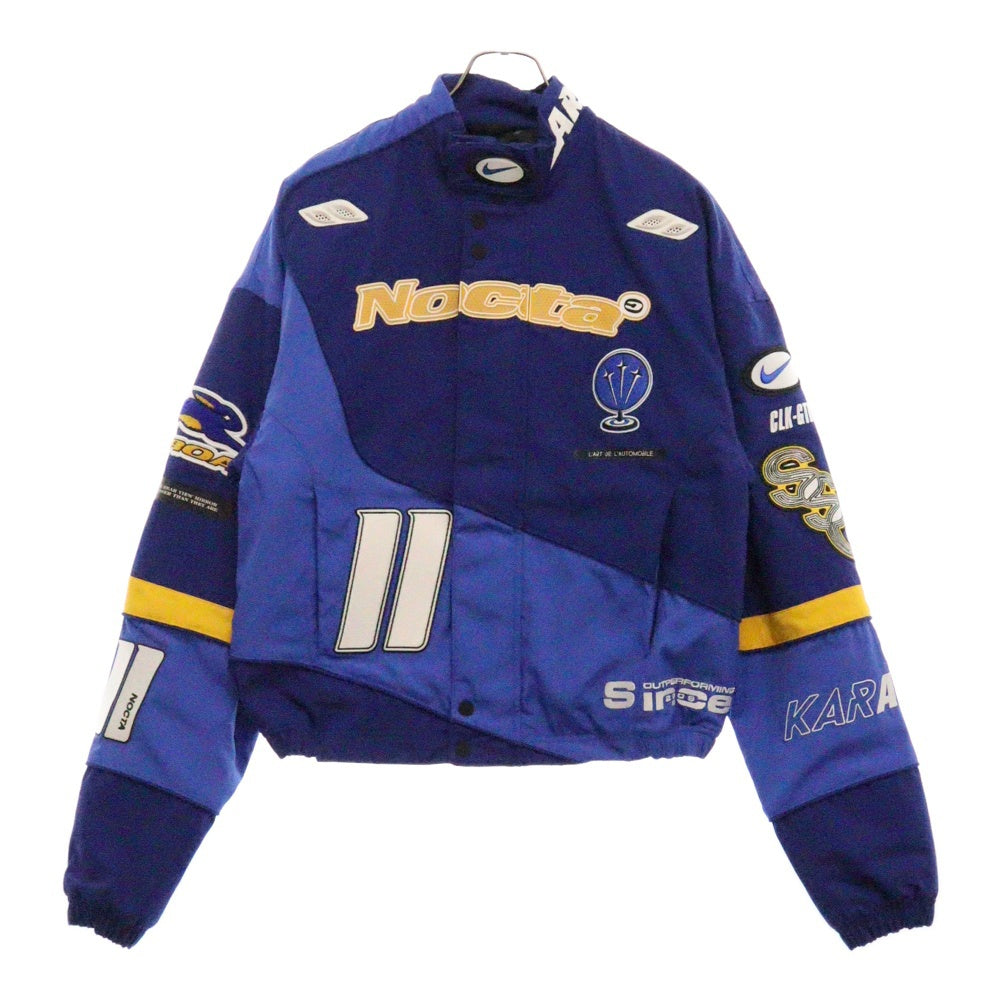 NIKE(ナイキ) × NOCTA LART RACING JKT ノクタ パッチデザイン レーシング ジャケット ブルー FD2194-455