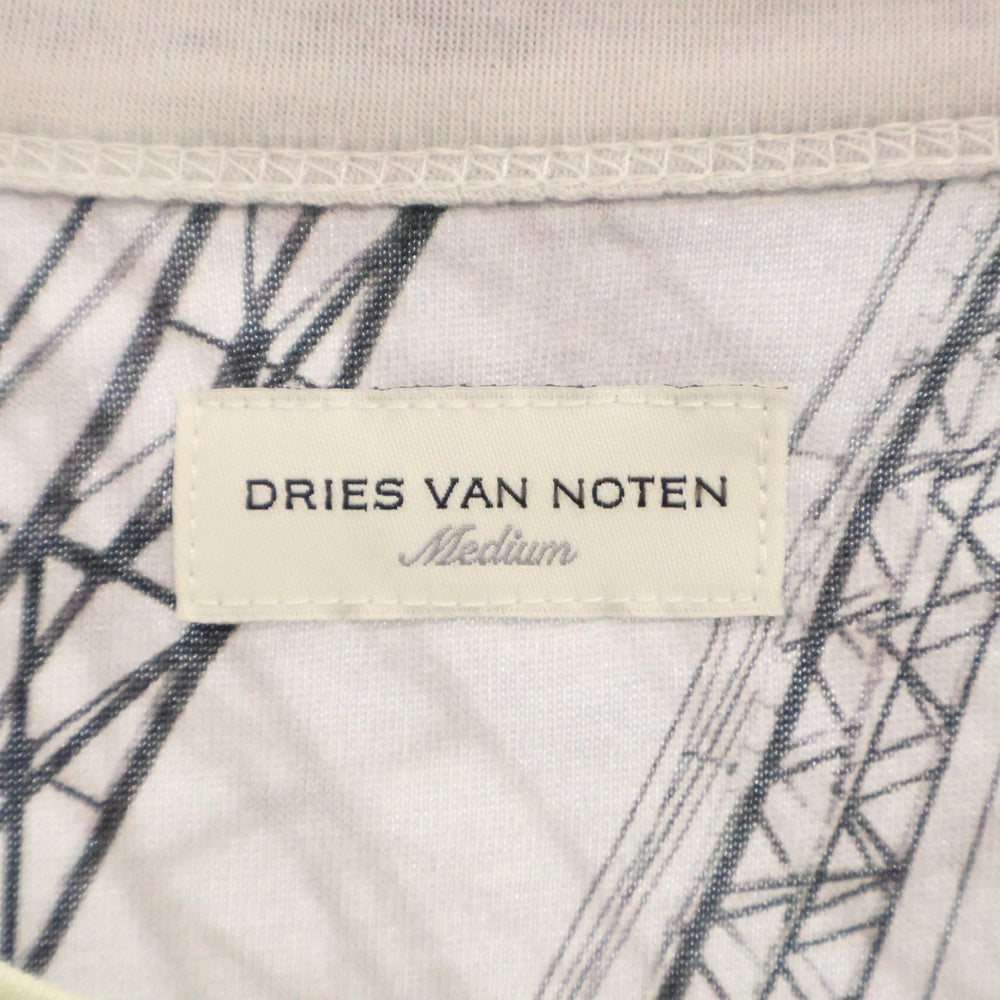 DRIES VAN NOTEN(ドリスヴァンノッテン) 22SS HEIN PR 総柄デザイン クルーネック半袖Tシャツ カットソー マルチ