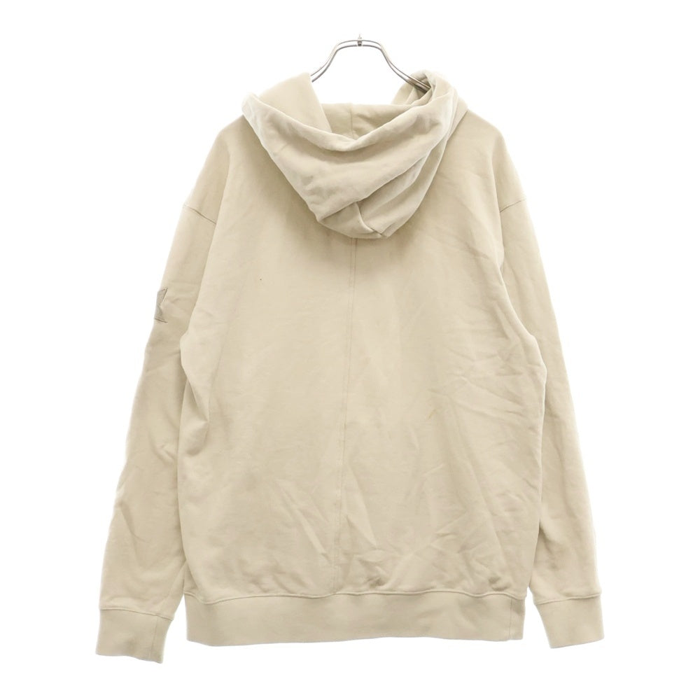 Rick Owens(リックオウエンス) ×CHAMPION ×チャンピオン 刺繍デザイン プルオーバーパーカー スウェット ベージュ CM20S0014-215154