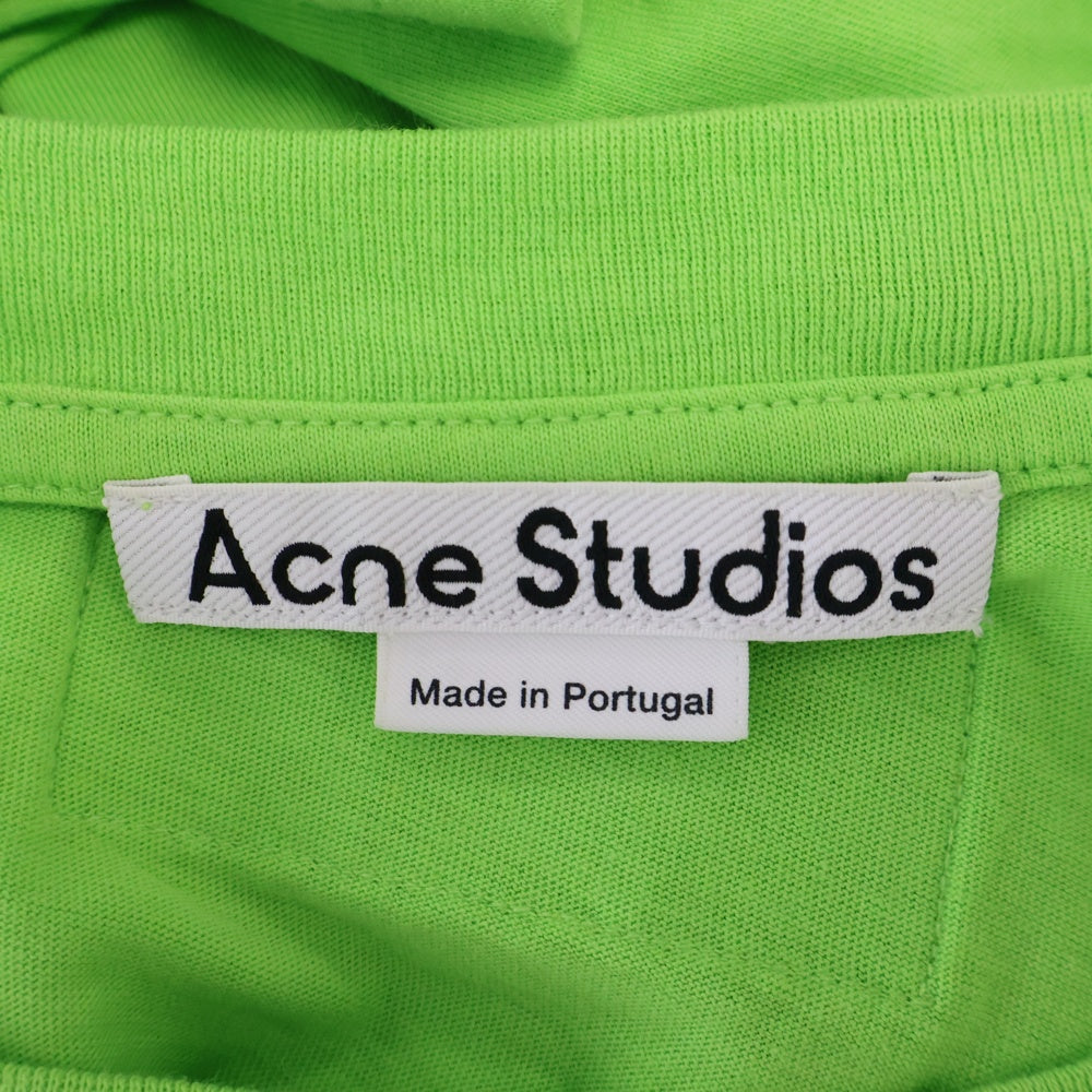 Acne Studios(アクネ ストゥディオズ) T-SHIRT ロゴプリント半袖Tシャツ グリーン FN-UX-TSHI000047 CL0265-