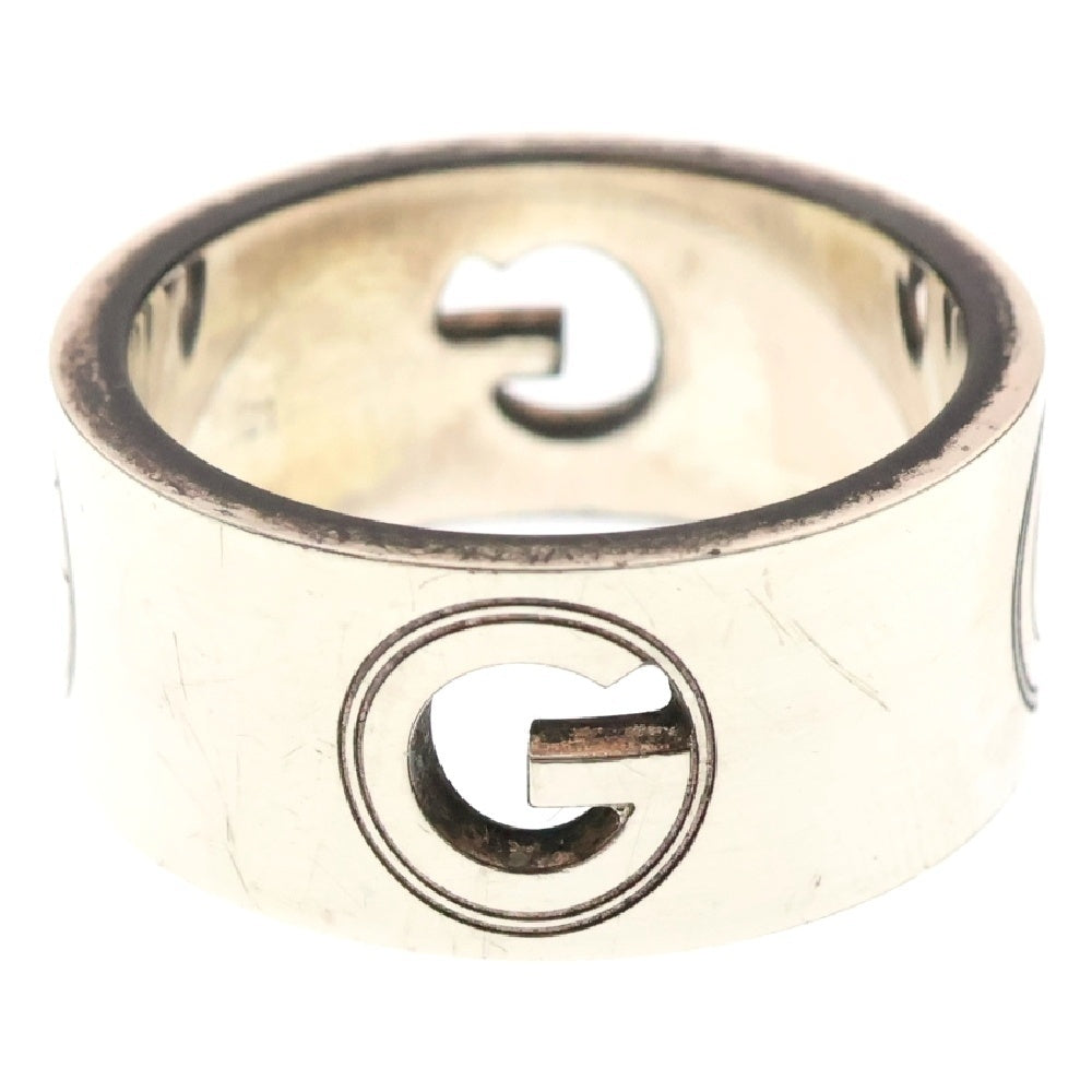 GUCCI(グッチ) Gロゴ ワイドリング シルバー 19.5号