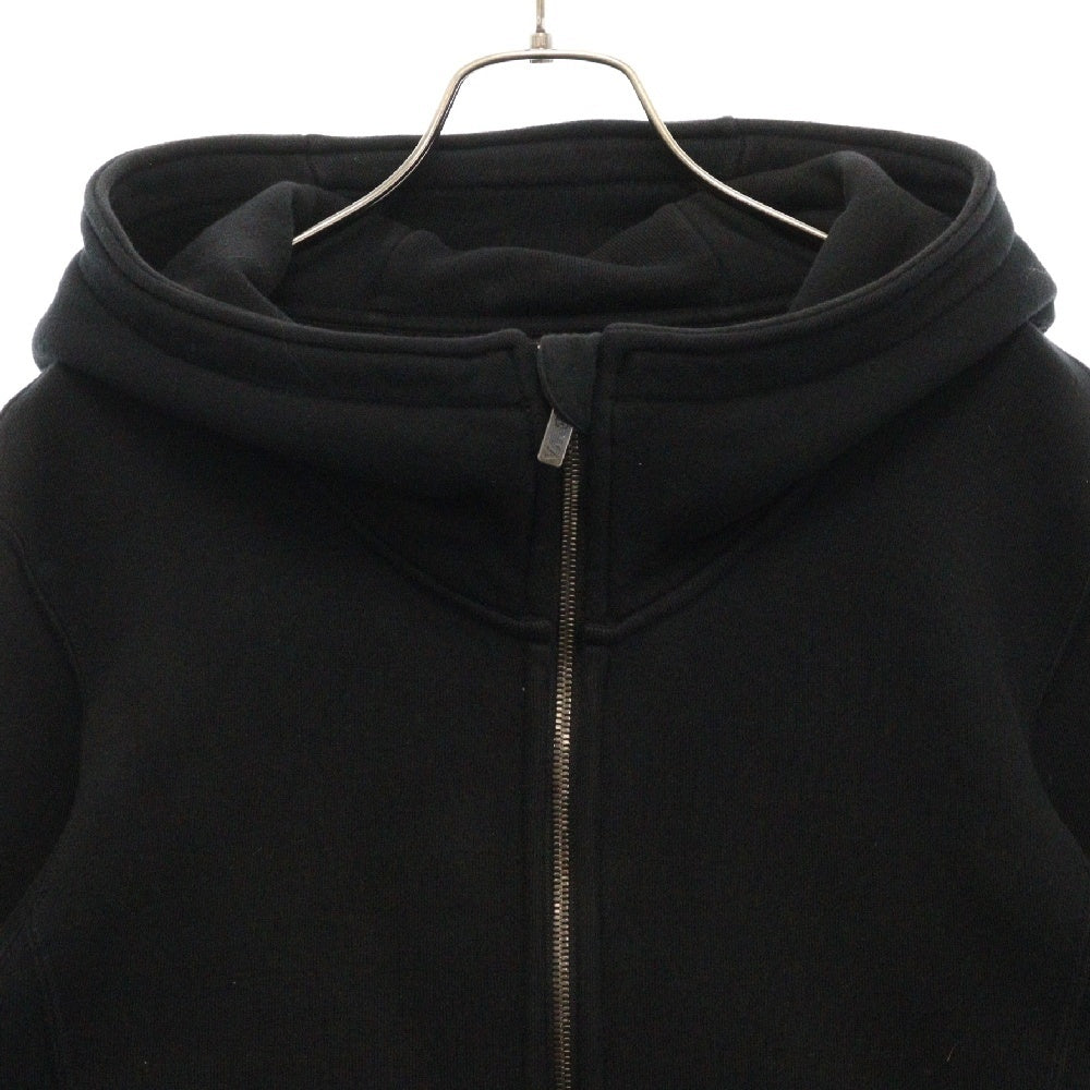 EMPORIO ARMANI(エンポリオ アルマーニ) EAGLE ZIP HOODIE イーグル ジップアップ フーディ パーカー ブラック L1JP02