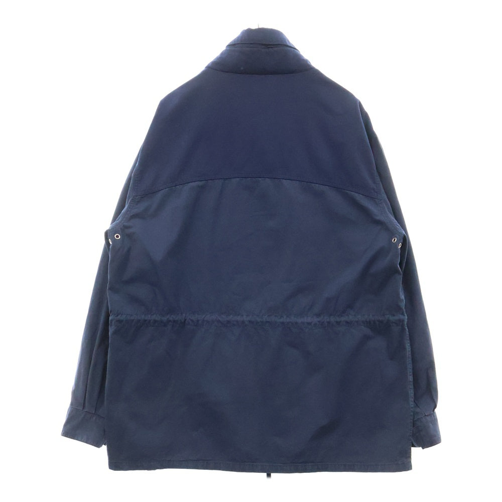 KENZO(ケンゾー) UTILITARIAN PARKA ロゴ刺繍マルチポケットミリタリージャケット ネイビー