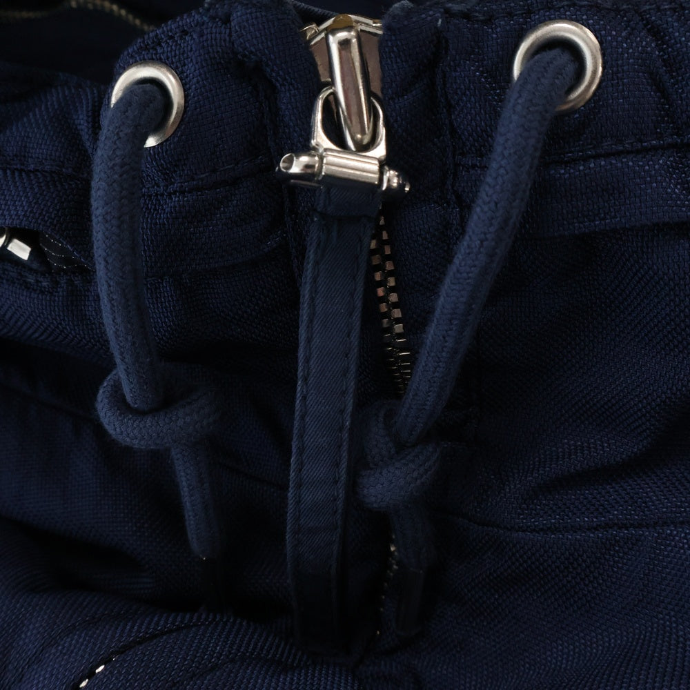 KENZO(ケンゾー) UTILITARIAN PARKA ロゴ刺繍マルチポケットミリタリージャケット ネイビー