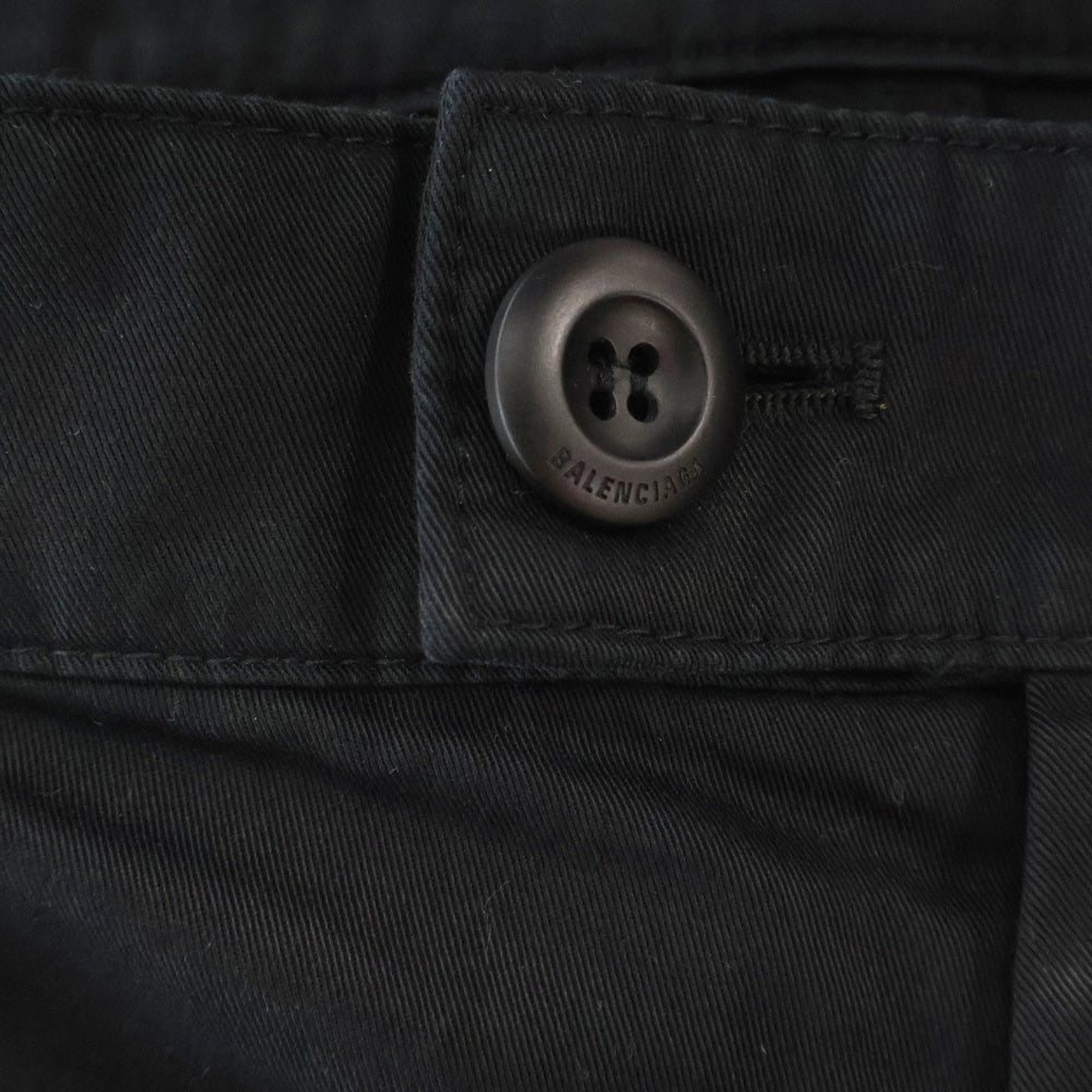 BALENCIAGA(バレンシアガ) MINIMAL SHORT CARGO PANTS ミニマル ショート カーゴパンツ ハーフパンツ ブラック 791058 TBP01