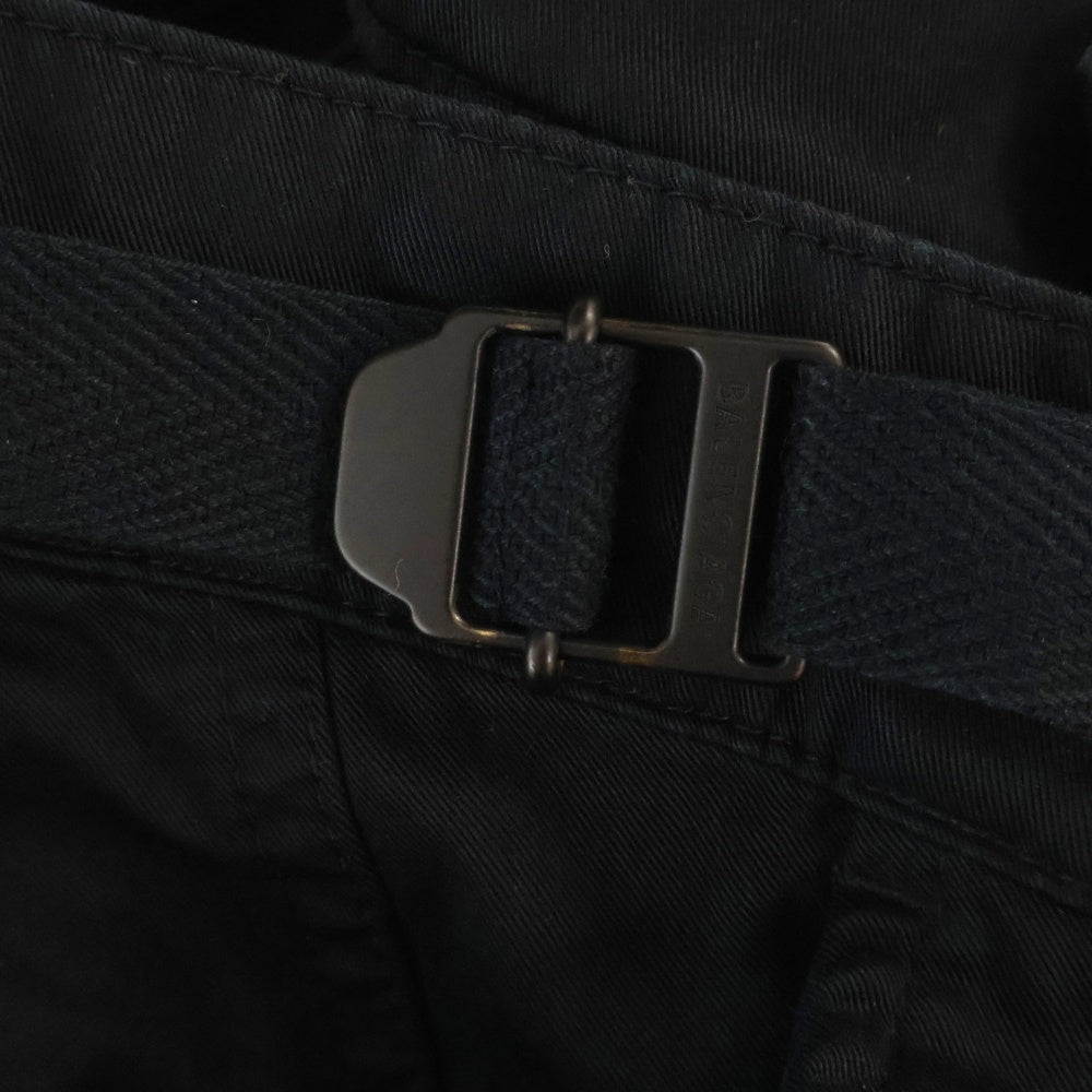 BALENCIAGA(バレンシアガ) MINIMAL SHORT CARGO PANTS ミニマル ショート カーゴパンツ ハーフパンツ ブラック 791058 TBP01