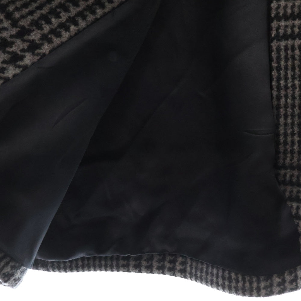 miumiu(ミュウミュウ) 18AW Single-breasted Wool And Faux-fur Coat シングルブレスト 3B ウールコート レディース グレー MS1491 087