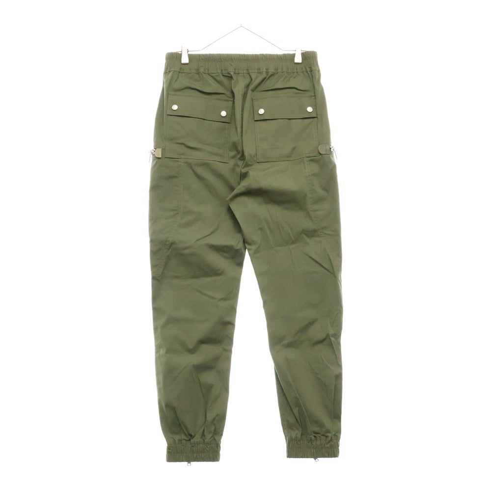 Rick Owens(リックオウエンス) 21AW Bauhaus Cargo Pants バウハウスカーゴパンツ ドローコード ジョガーパンツ グリーン RU02A5377
