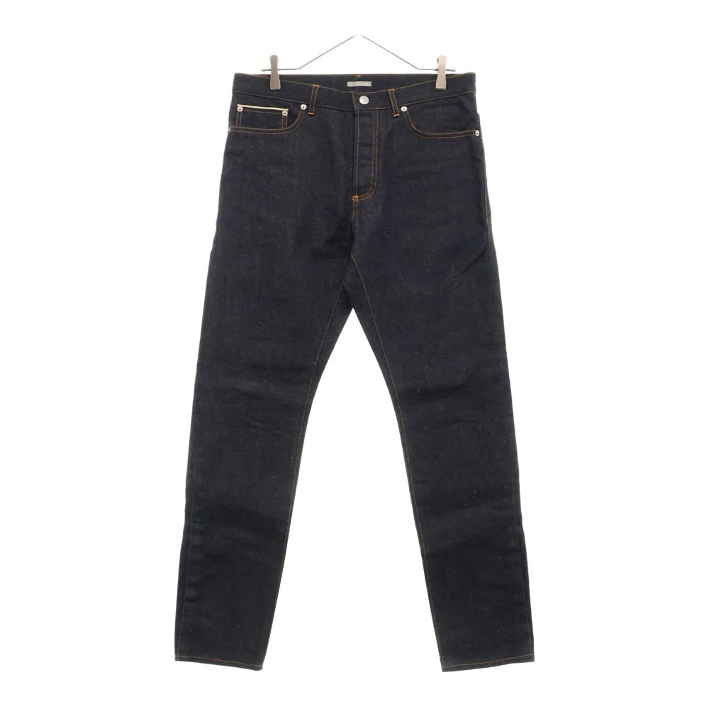 DIOR(ディオール) 21AW ×sacai Slim-Fit Jeans ロゴワッペン スリムフィットデニムパンツ インディゴ 213D007AY507