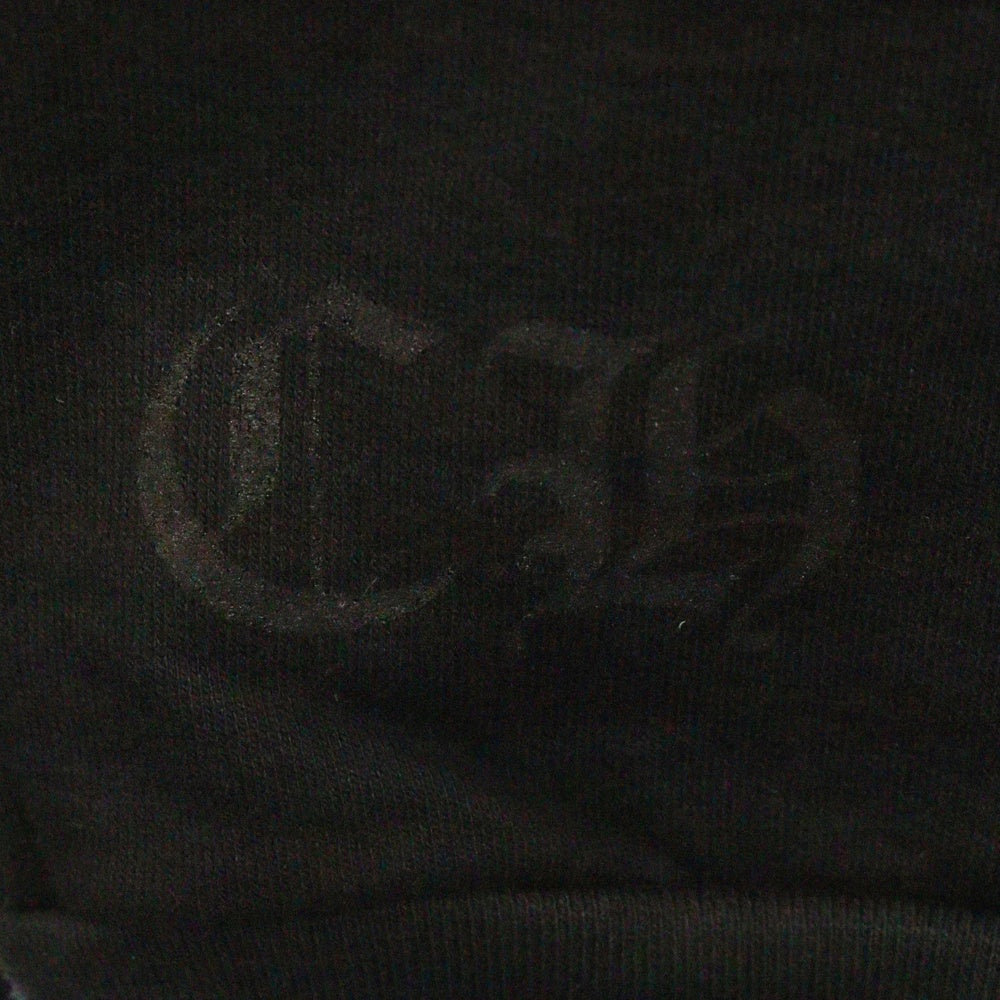 CHROME HEARTS(クロムハーツ) Horseshoe L/S Sweatshirt ホースシュープリント 袖フローラルスウェット トレーナー ブラック