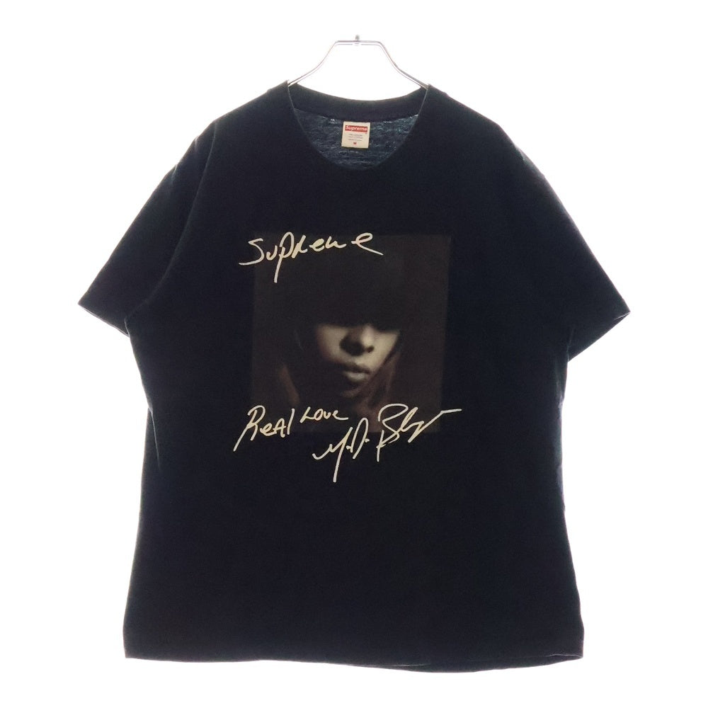 SUPREME(シュプリーム) 19SS Mary J. Blige Tee メアリージェイ ブライジ フォトプリント 半袖Tシャツ カットソー ブラック