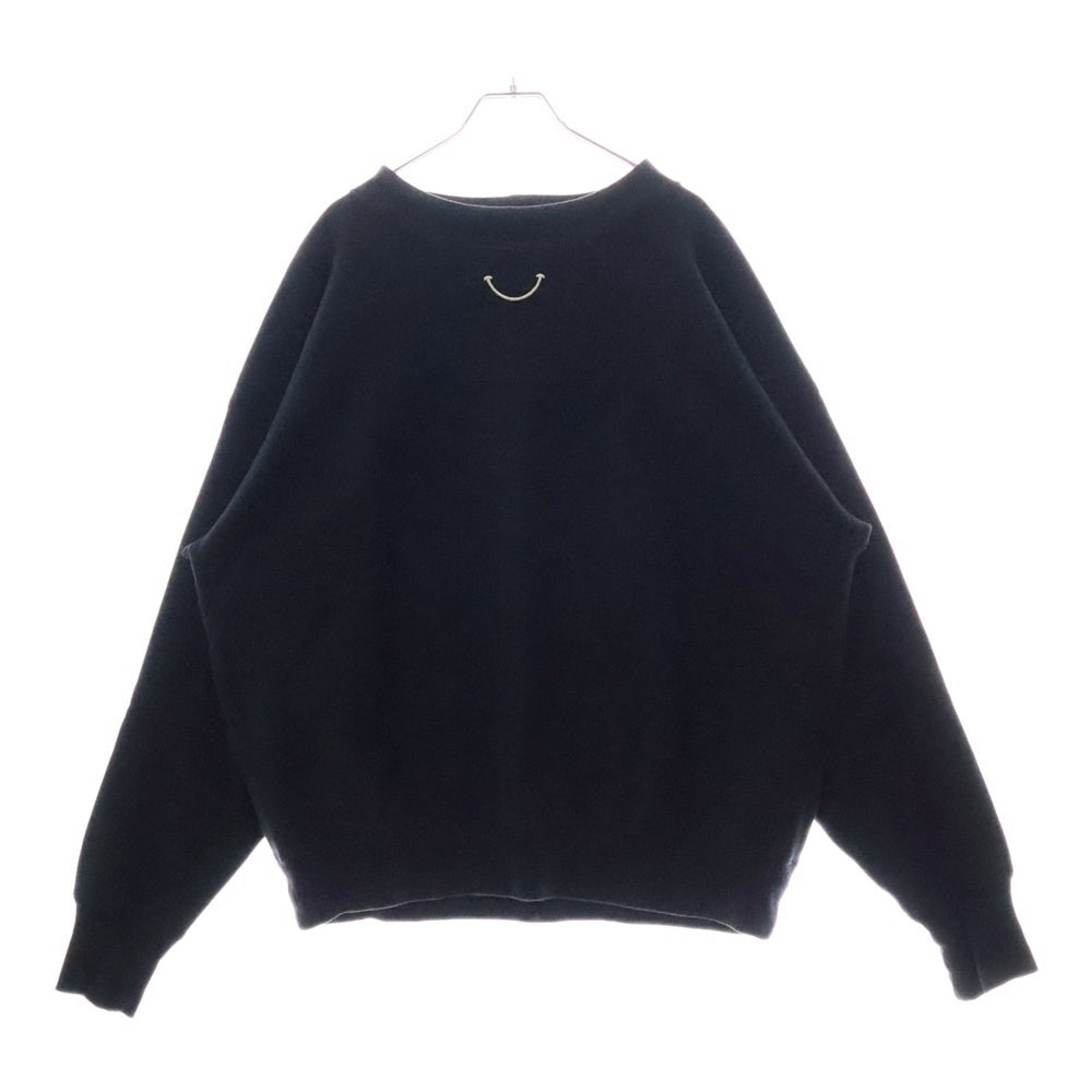 READY MADE(レディメイド) M-NECK SWT エム ネック スウェット トレーナー フロントロゴ ブラック RE-CO-BK-00-00-246