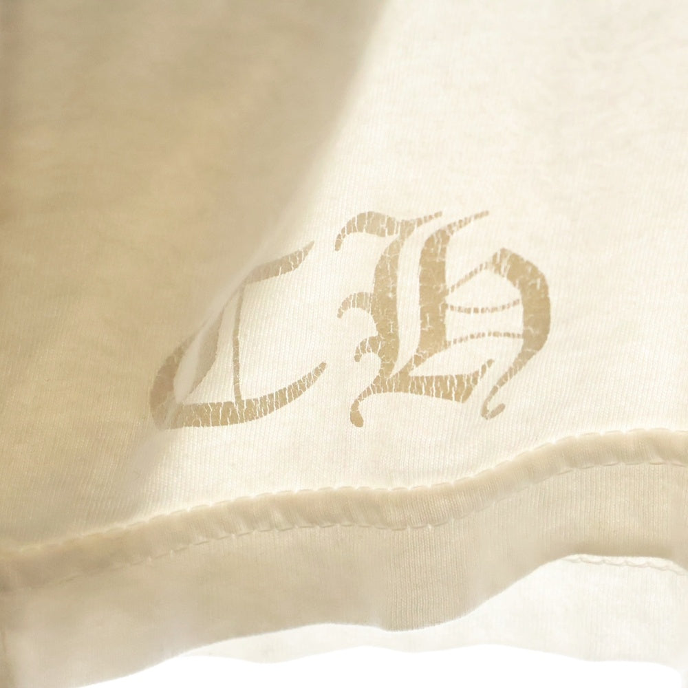 CHROME HEARTS(クロムハーツ) Dagger L/S Tee ダガーロゴプリント 長袖Tシャツ ホワイト