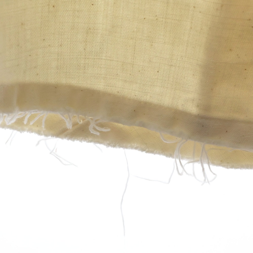 JIL SANDER(ジルサンダー) MALFILE SELVEDGE CANVAS バックロゴ 半袖キャンバスシャツ アイボリー JSMQ744142 MQ240100