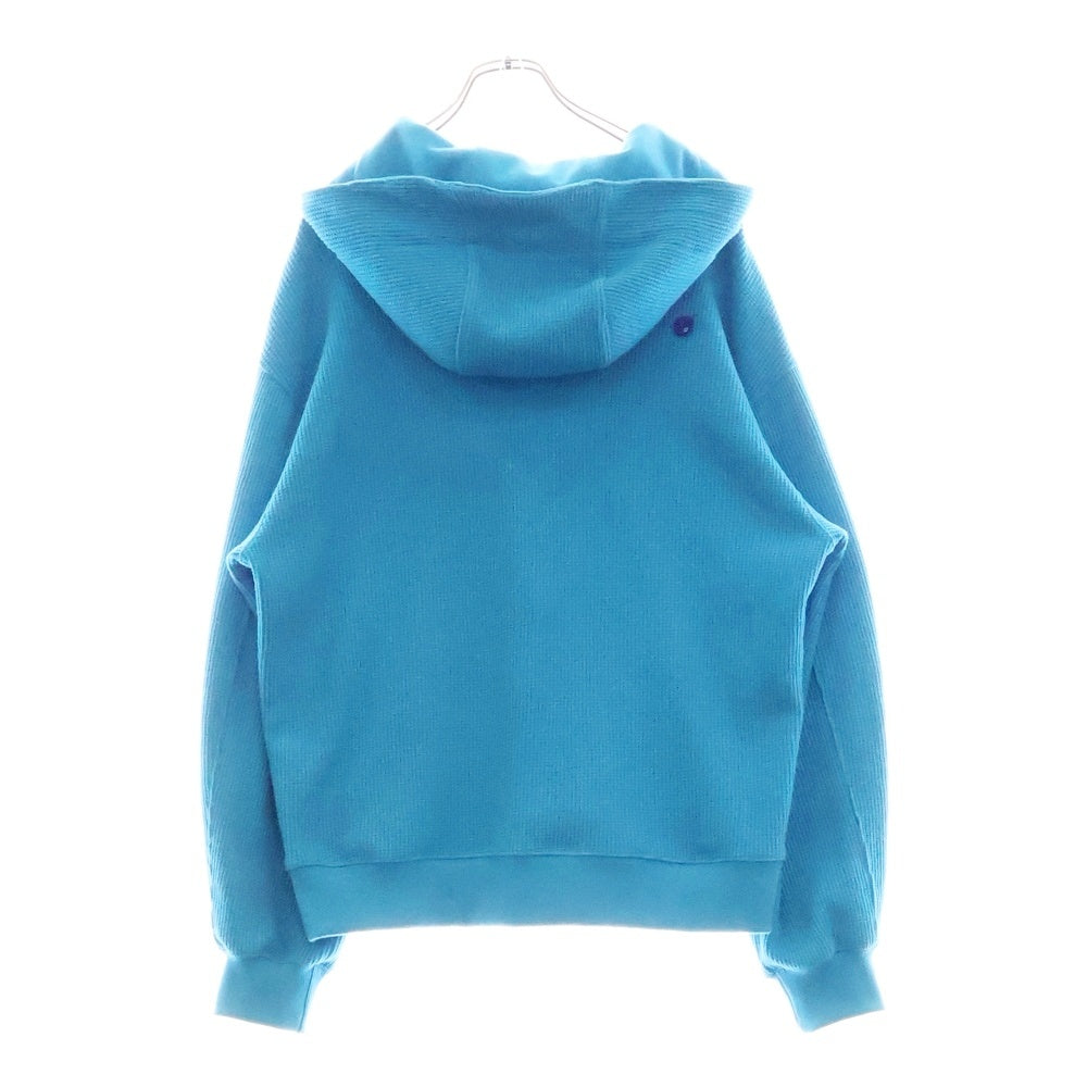 ADER ERROR(アーダーエラー) 22AW Speric Logo Hoodie ハーフジップ サーマルパーカー フーディー ブルー BLAFWHD03SB1