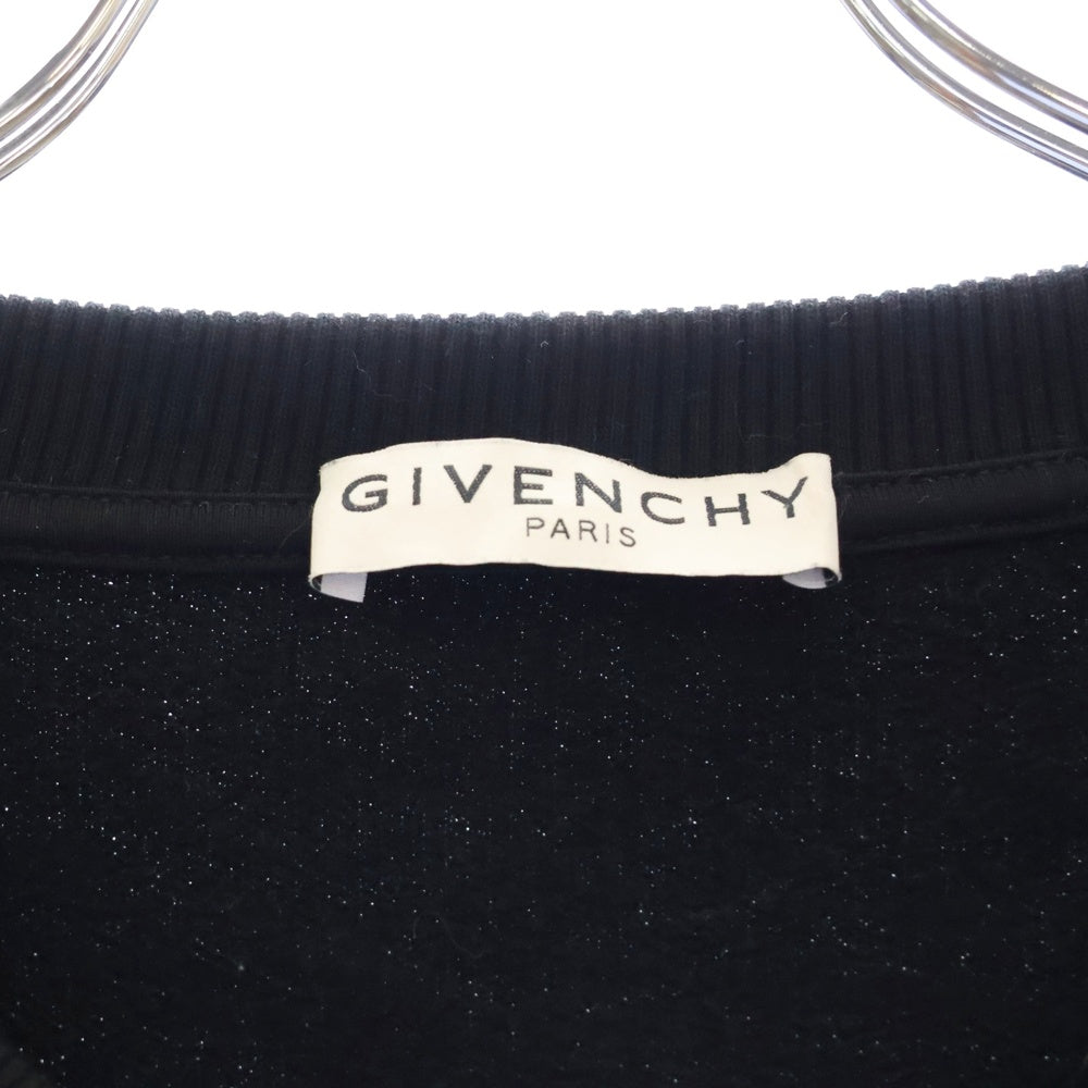 GIVENCHY(ジバンシィ) 18SS ロットワイラー クルーネック トレーナー スウェットトレーナー ブラック BM705J3Y1N