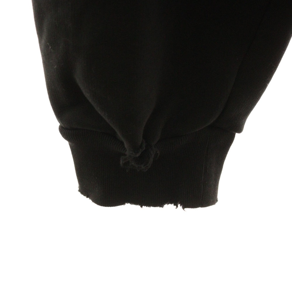 BALENCIAGA(バレンシアガ) 24SS Limited Edition Music Archive Series Hoodie ミュージック アーカイブシリーズ ジップアップスウェットパーカー フーディー ブラック 744457 TQVA6