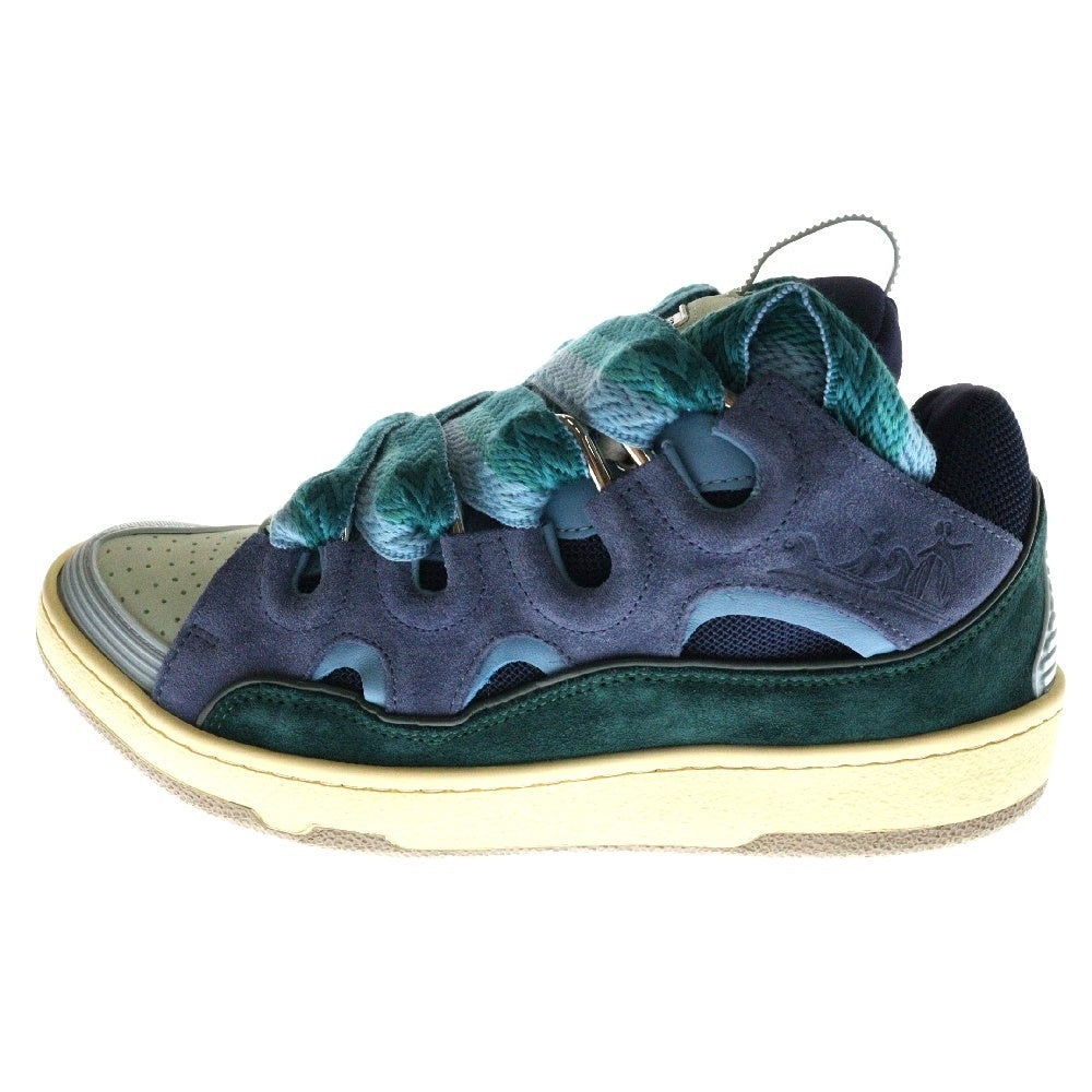 LANVIN(ランバン) Curb Sneaker カーブスニーカー ローカットスニーカー グリーン/ブルー FM-SKRK11-DRAG-A22-2040