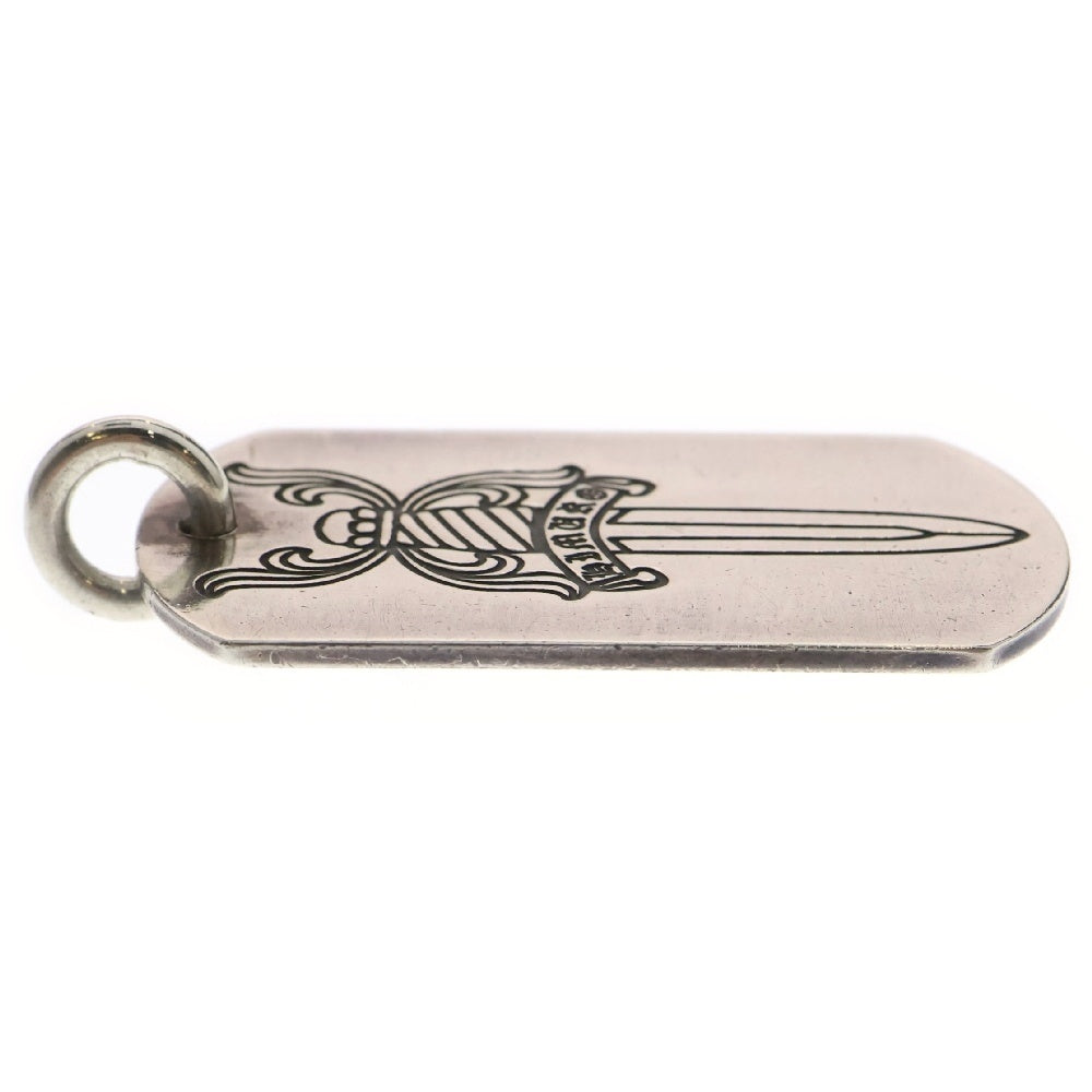 CHROME HEARTS(クロムハーツ) D/TAG LRG KYOUSKE HIMURO 氷室京介 ダガーラージドッグタグ ネックレストップ シルバー