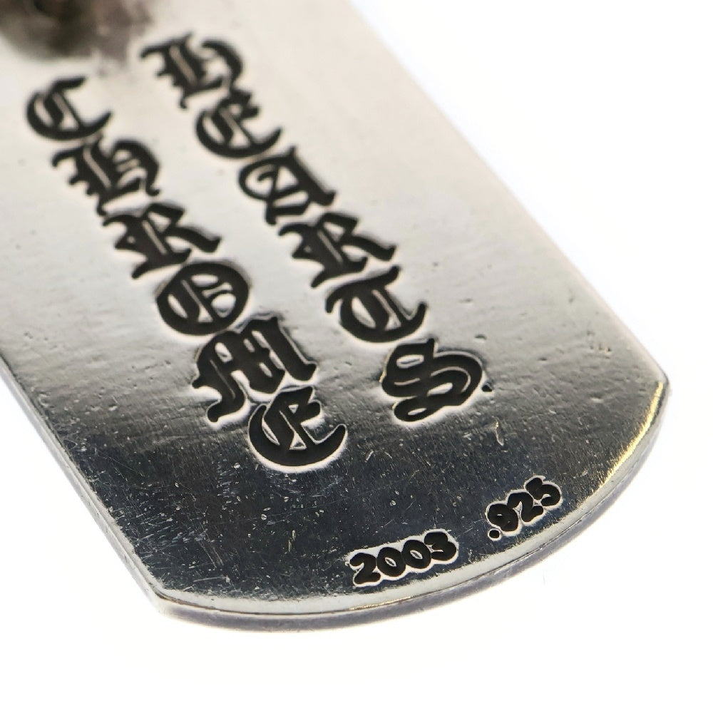 CHROME HEARTS(クロムハーツ) D/TAG LRG KYOUSKE HIMURO 氷室京介 ダガーラージドッグタグ ネックレストップ シルバー