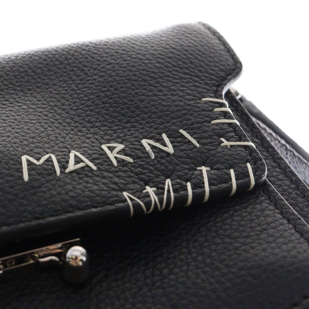 MARNI(マルニ) RUNK SOFT MINI トランクソフトミニ ショルダーバッグ ブラック SBMQ0046L2