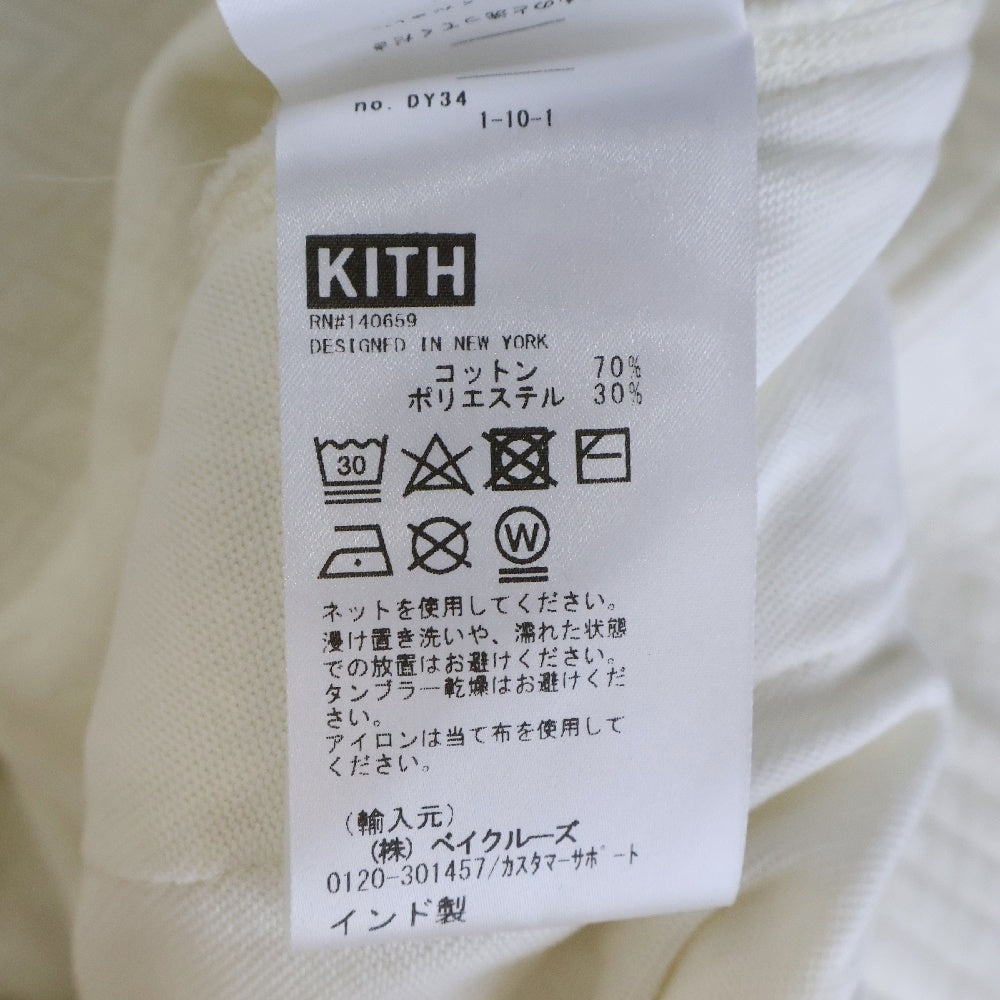 KITH(キス) Mixed Stitch Interlock Garrison Pants ミックススティッチ スウェットパンツ ホワイト