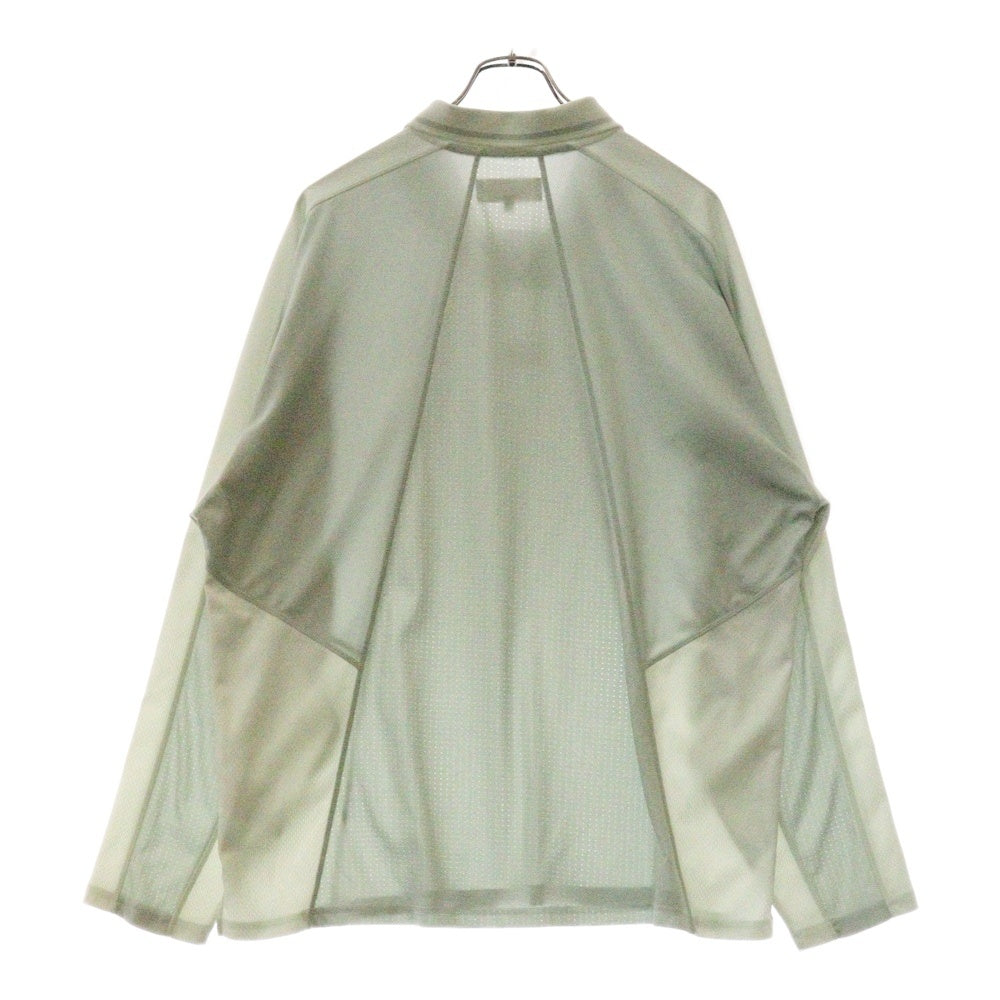 KITH(キス) Long Sleeve Panelled Otto Tee パネルド オットー 長袖メッシュTシャツ ロンT グリーン