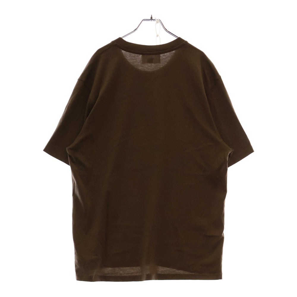 AMI Alexandre Mattiussi(アミアレクサンドルマテュッシ) AMI DE COEUR T-Shirt ロゴ刺繍 半袖Tシャツ ベージュ UTS025.726