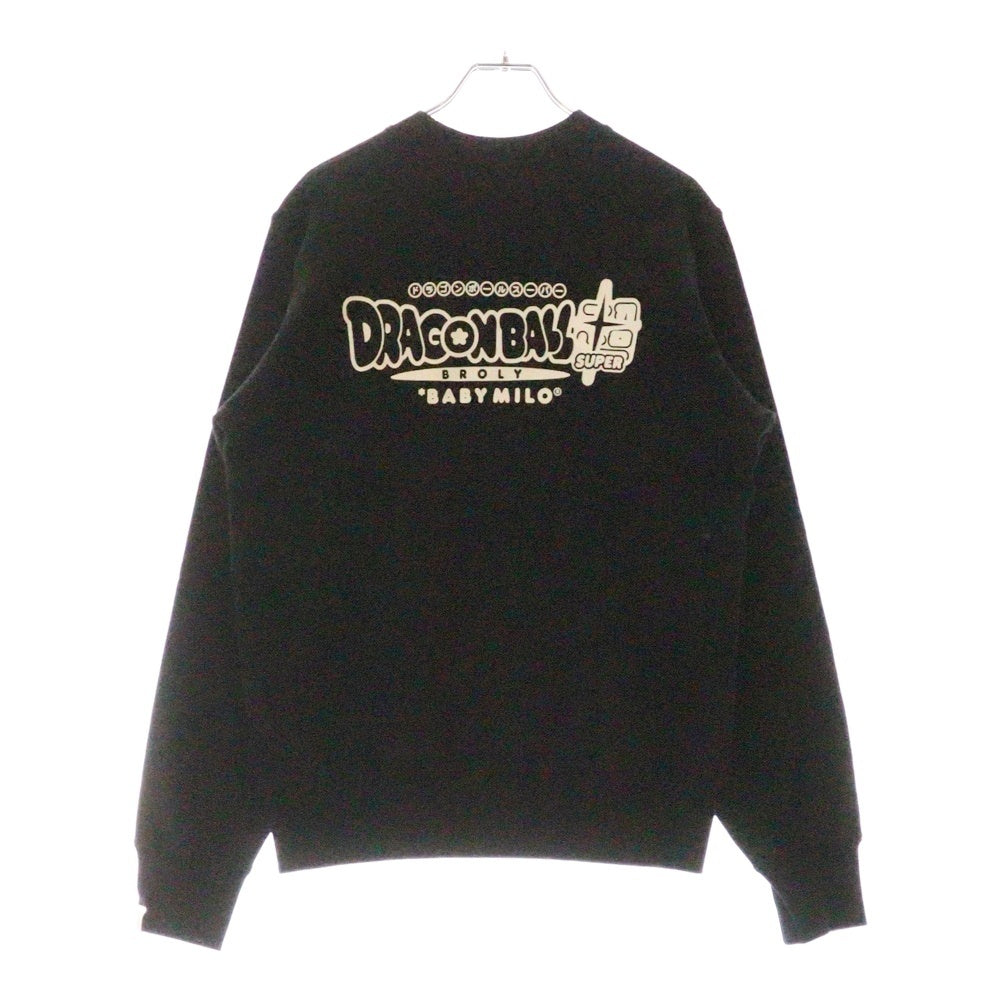 A BATHING APE(アベイシングエイプ) Dragonball Super Golden Frieza Crewneck クルーネックスウェットトレーナー ブラック 002SWF731914X