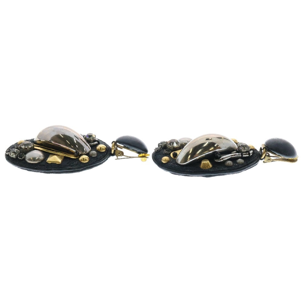 miumiu(ミュウミュウ) Bijou Earring ビジュー イヤリング ブラック レディース
