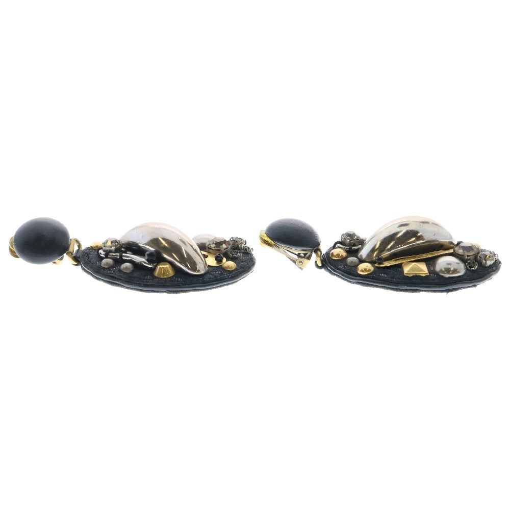 miumiu(ミュウミュウ) Bijou Earring ビジュー イヤリング ブラック レディース